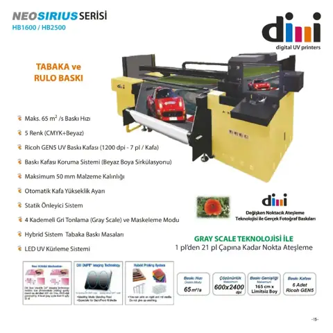 Dilli NEOSIRIUS Serisi HB2500 görsel 3