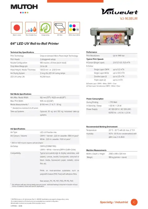 Mutoh VJ1638UR görsel 2
