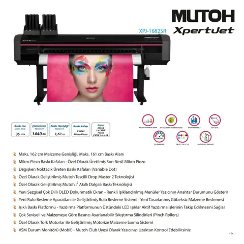 Mutoh XpertJet XPJ-1682SR görsel 2